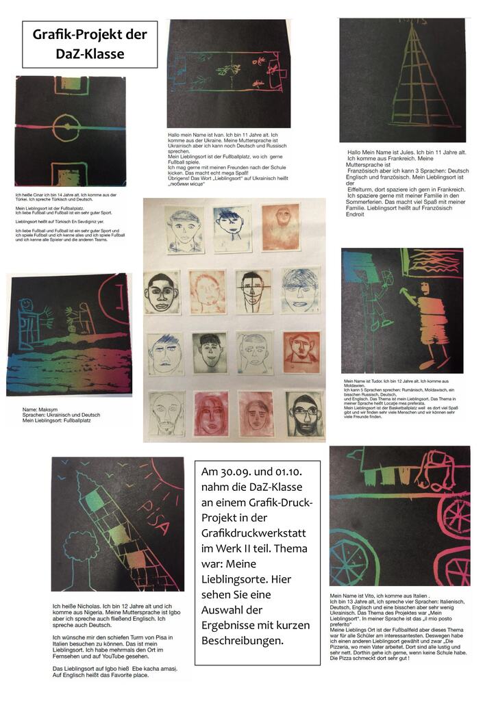 Projekte aus dem Unterricht